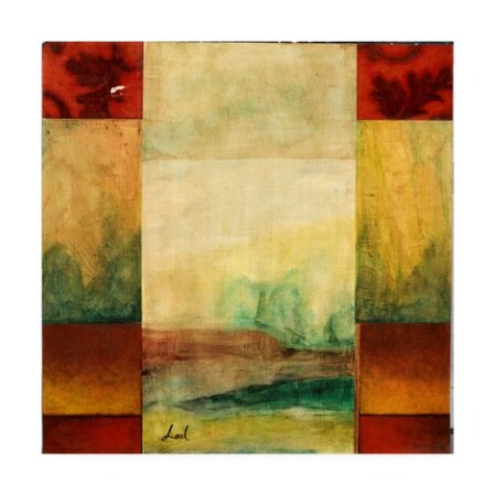 Pablo Esteban 'Watercolor Landscape Panels 1' Canvas Art,14x14